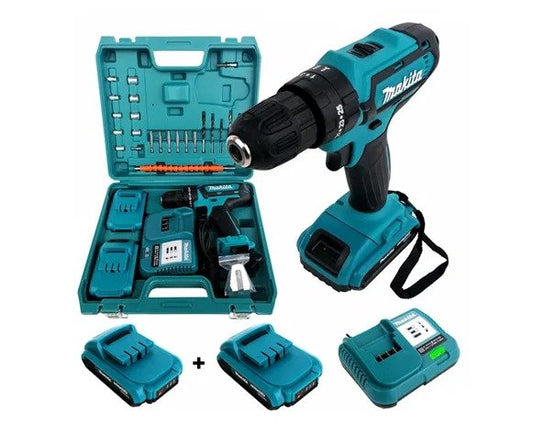 Autofiletanta cu percutie Makita 36V si 5ah, 2 acumulatori, incarcator si trusa 25 accesorii